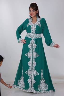 Dubai Kaftan Women Dress Moroccan Caftan Long Farasha Maxi Dress Al155 5
