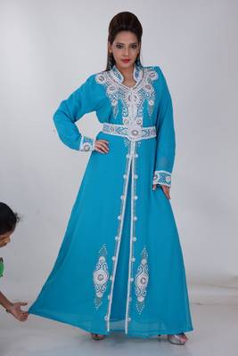 Dubai Kaftan Women Dress Moroccan Caftan Long Farasha Maxi Dress Al157 1