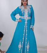Dubai Kaftan Women Dress Moroccan Caftan Long Farasha Maxi Dress Al157