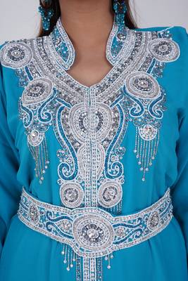 Dubai Kaftan Women Dress Moroccan Caftan Long Farasha Maxi Dress Al157 3