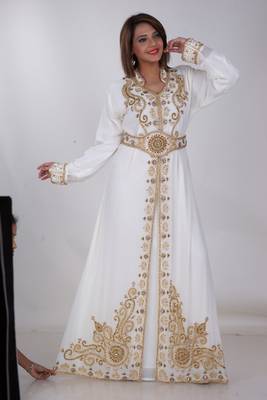Dubai Kaftan Women Dress Moroccan Caftan Long Farasha Maxi Dress Al162 2