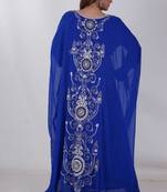 Dubai Kaftan Women Dress Moroccan Caftan Long Farasha Maxi Dress Al163