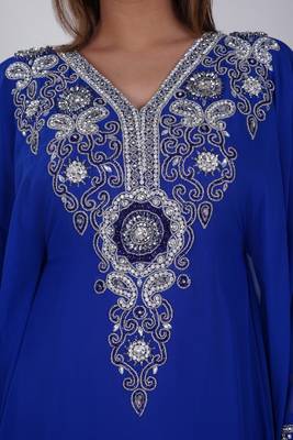 Dubai Kaftan Women Dress Moroccan Caftan Long Farasha Maxi Dress Al163 5