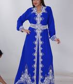 Dubai Kaftan Women Dress Moroccan Caftan Long Farasha Maxi Dress Al167