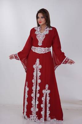 Dubai Kaftan Women Dress Moroccan Caftan Long Farasha Maxi Dress Al168 1