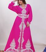Dubai Kaftan Women Dress Moroccan Caftan Long Farasha Maxi Dress Al171