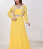 Dubai Kaftan Women Dress Moroccan Caftan Long Farasha Maxi Dress Al172