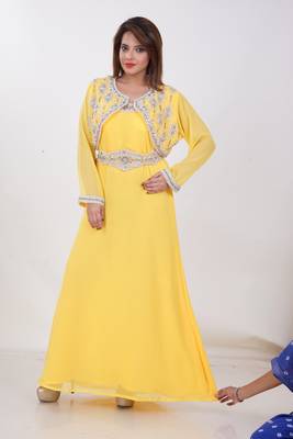 Dubai Kaftan Women Dress Moroccan Caftan Long Farasha Maxi Dress Al172 3