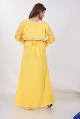 Dubai Kaftan Women Dress Moroccan Caftan Long Farasha Maxi Dress Al172 5