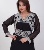 Dubai Kaftan Women Dress Moroccan Caftan Long Farasha Maxi Dress Al176