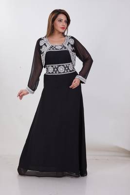 Dubai Kaftan Women Dress Moroccan Caftan Long Farasha Maxi Dress Al176 4
