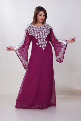 Dubai Kaftan Women Dress Moroccan Caftan Long Farasha Maxi Dress Al178 4
