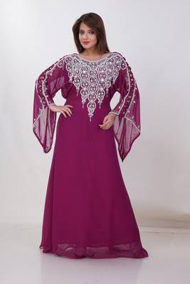 Dubai Kaftan Women Dress Moroccan Caftan Long Farasha Maxi Dress Al180 4
