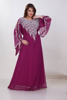 Dubai Kaftan Women Dress Moroccan Caftan Long Farasha Maxi Dress Al180 5