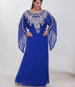 Dubai Kaftan Women Dress Moroccan Caftan Long Farasha Maxi Dress Al186