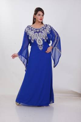 Dubai Kaftan Women Dress Moroccan Caftan Long Farasha Maxi Dress Al186 2