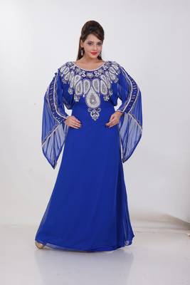 Dubai Kaftan Women Dress Moroccan Caftan Long Farasha Maxi Dress Al186 4