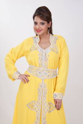 Dubai Kaftan Women Dress Moroccan Caftan Long Farasha Maxi Dress Al189 1