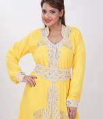 Dubai Kaftan Women Dress Moroccan Caftan Long Farasha Maxi Dress Al189