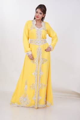 Dubai Kaftan Women Dress Moroccan Caftan Long Farasha Maxi Dress Al189 2