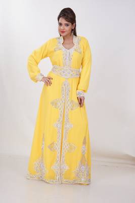 Dubai Kaftan Women Dress Moroccan Caftan Long Farasha Maxi Dress Al189 3
