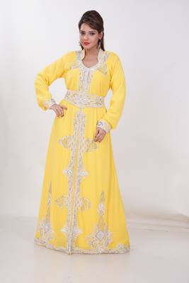 Dubai Kaftan Women Dress Moroccan Caftan Long Farasha Maxi Dress Al189 5