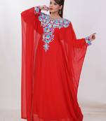 Dubai Kaftan Women Dress Moroccan Caftan Long Farasha Maxi Dress Al191