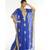 Blue Georgette Embroidered Zari_Work Islamic-Kaftans