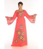 Gajri Georgette Embroidered Zari_Work Islamic-Kaftans