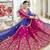 Pink Embroidered Silk Semi Stitched Lehenga