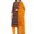 Brown banarasi banarasi brocade salwar