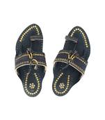 blueMens Leather Chappal