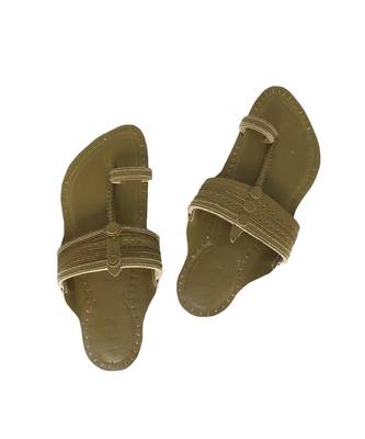 Seaweed Mens Leather Chappal 1
