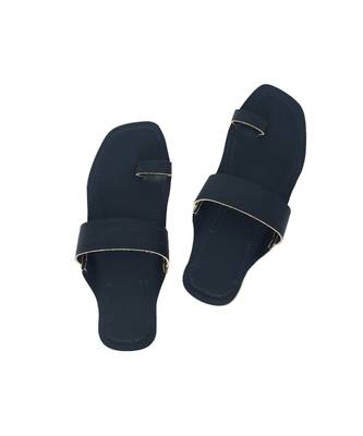 blueMens Leather Chappal 1