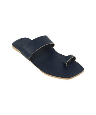 blueMens Leather Chappal 2