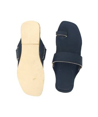blueMens Leather Chappal 4