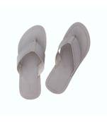 grey Mens Leather Chappal