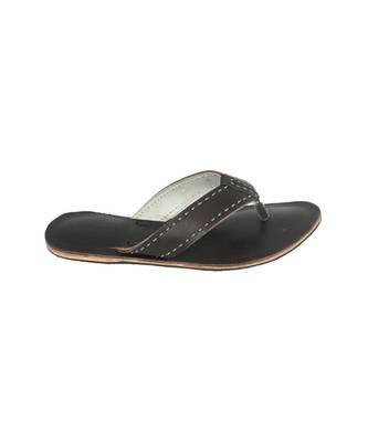 Dark brown Womens Leather Chappal 3