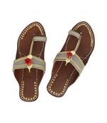 brown Womens Leather Chappal