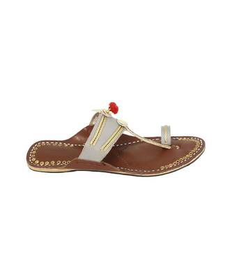 brown Womens Leather Chappal 3