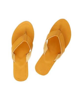Dark Yellow Women Sandals 1