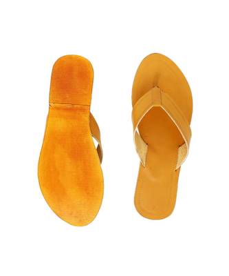 Dark Yellow Women Sandals 4
