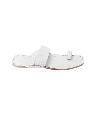 White Women sandal 3