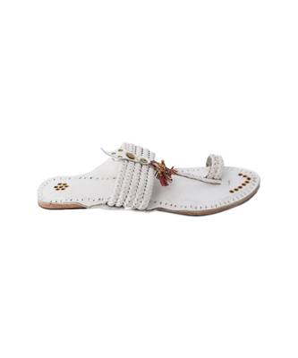 White Women sandal 3