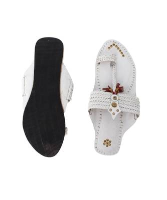 White Women sandal 4