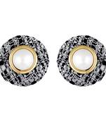 Modern Fashionable Gold Plated Stud Earring For Women