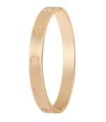 Fashionable Modern Stylish Gold Plated Kada For Women