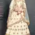 Cream Thread, Dori, Zari And Embroidered With Diamond Work Silk Semi Stitched Lehenga Choli For Wedding
