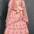 Baby Pink Thread, Dori, Zari Embroidery with Diamond Work Slub Silk Semi Stitched Lehenga