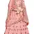 Baby Pink Thread, Dori, Zari Embroidery with Diamond Work Slub Silk Semi Stitched Lehenga